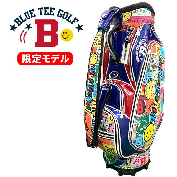 BLUE TEE GOLF（ブルーティーゴルフ） ワッペン柄 キャディーバッグ CB