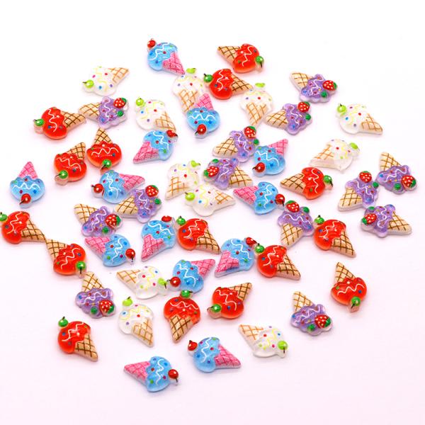 ネイルパーツ デコ アイス 多色ミックス約50個入り : gaikicraft