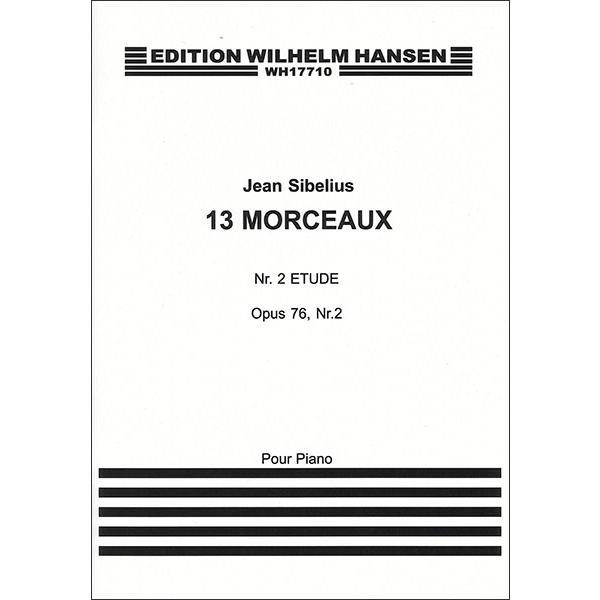 楽譜 シベリウス/練習曲 (13の小品 作品76 第2番) 【ピアノ・ソロ