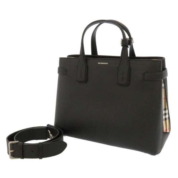 BURBERRY（バーバリー） ハンドバッグ ブラック バーバリーチェック