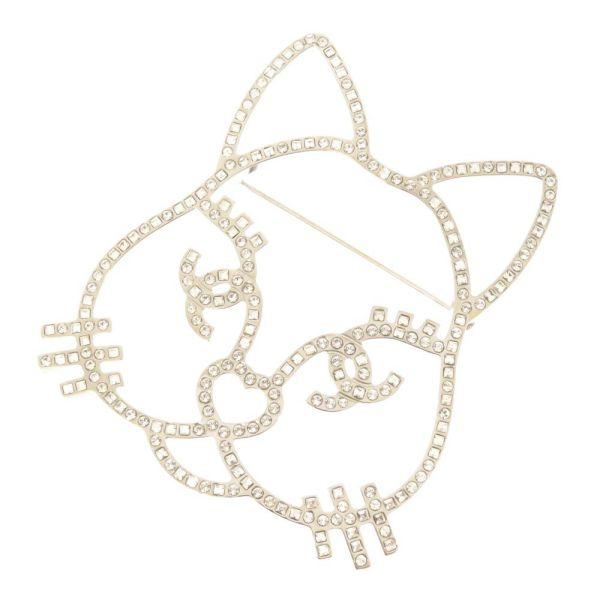 CHANEL（シャネル） ブローチ キャットモチーフ ココマーク ライン