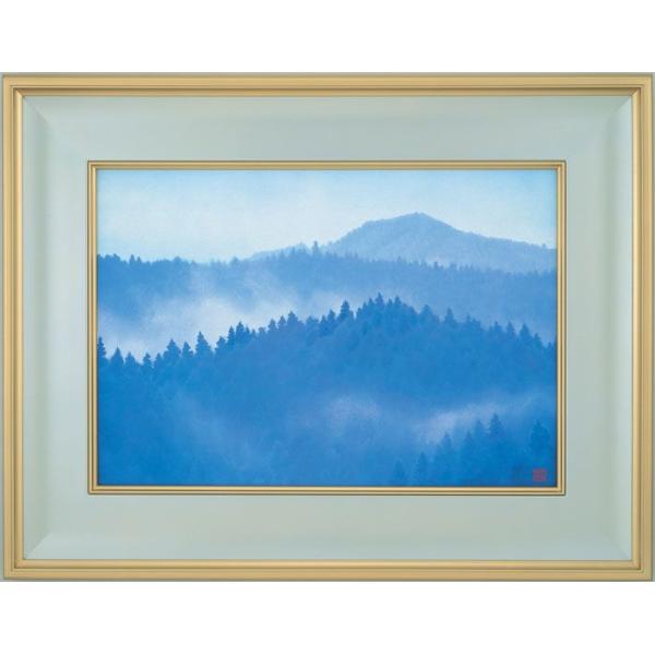 新品】東山魁夷「吉野の春」 ポスター 複製画 日本画 風景画 高級額付