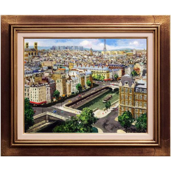 油絵肉筆絵画F40サイズ「Paris」