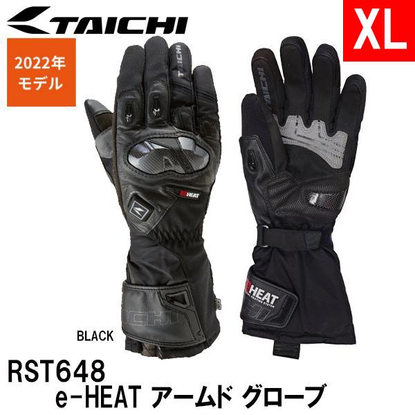 TAICHI RSタイチ RST648 e-HEAT アームド グローブ BLACK XL RS TAICHI