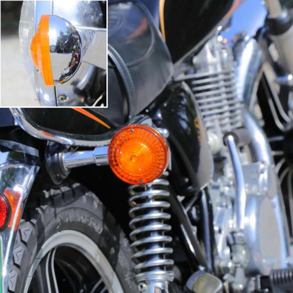 YAMAHA（ヤマハ） ヤマハ純正 SR400 SR500 初期型ウインカーレンズ