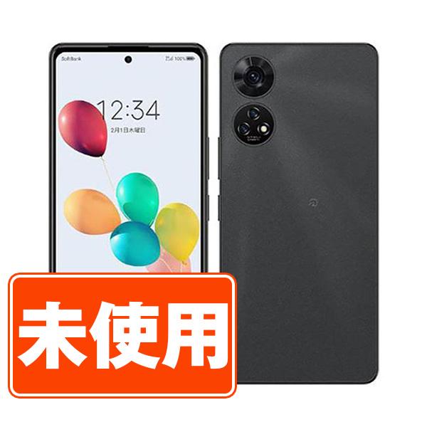 新古品 A303ZT あんしんファミリースマホ ブラック SIMフリー