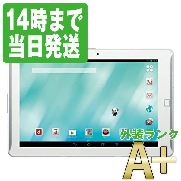富士通（FUJITSU） F-02F ARROWS Tab ホワイト docomo 中古 タブレット