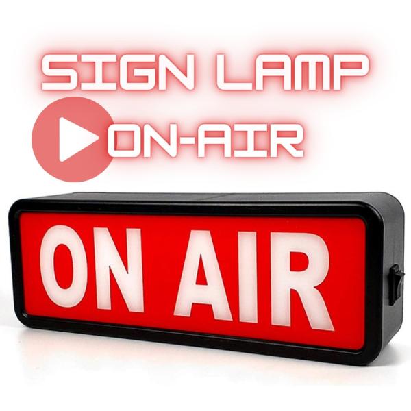 ON AIR ライト サインランプ ネオン LED 雑貨 オンエアー ランプ