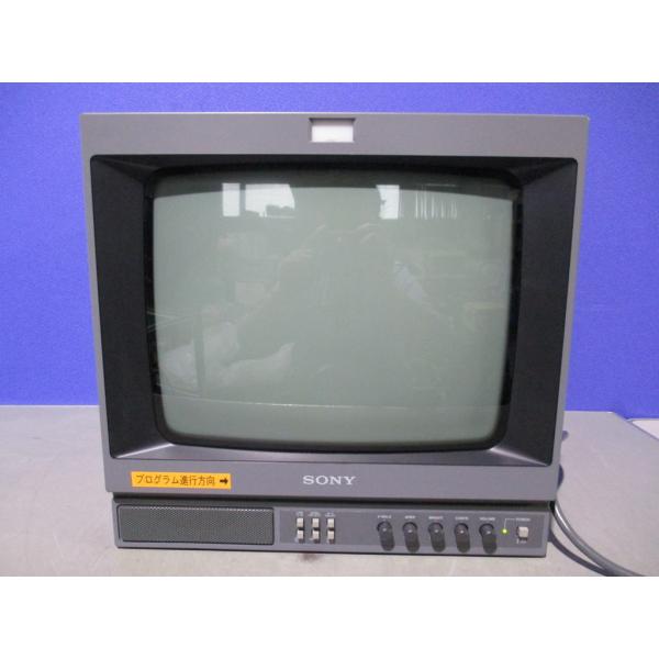 中古 SONY PVM-146J 14型白黒ビデオモニター AC 100V 28W 通電OK