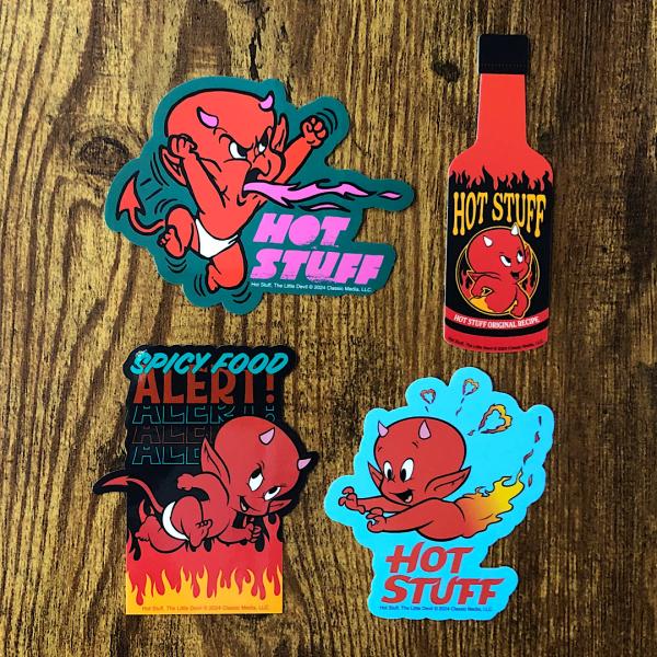 キャラクターステッカー ホット スタッフ ザ リトル デビル HOT STUFF