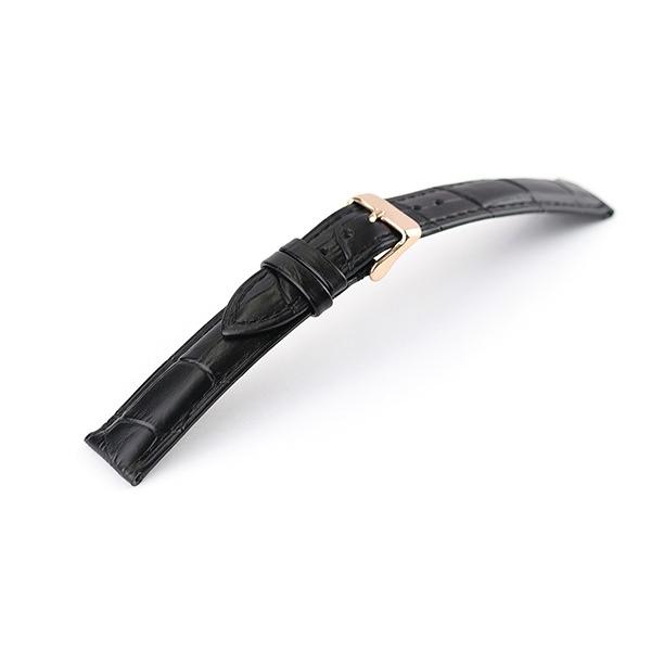 腕時計 レザー ベルト 16mm 17mm 18mm 19mm 20mm 21mm 22mm 24mm 黒