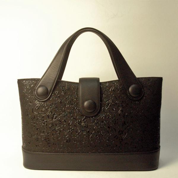 印傳屋（INDEN-YA） 印伝バッグ 印伝 手提げ ハンドバッグ 日本製