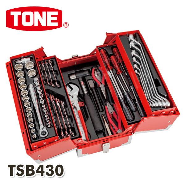 TONE（トネ） ツールセット 差込角12.7mm 内容66点 TSB430 レッド 工具