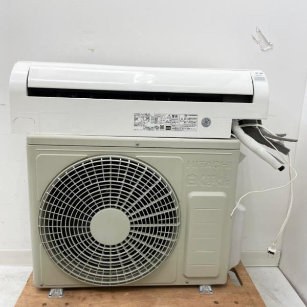 E①【日立ルームエアコン（RAS‐AJ28M（W）/ 高品質 2022年製）】 送料