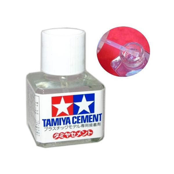 タミヤ セメント プラモデル専用接着剤 「使いやすい、はけタイプ