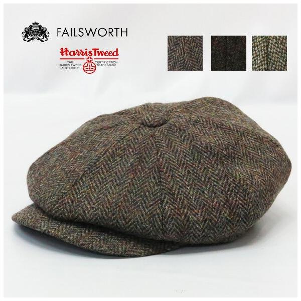 FAILSWORTH（フェイルスワース） ハンティング キャップ Harris Tweed