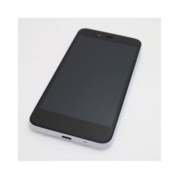 新品同様 702SH AQUOS sense basic ホワイト スマホ 本体 白ロム 中古