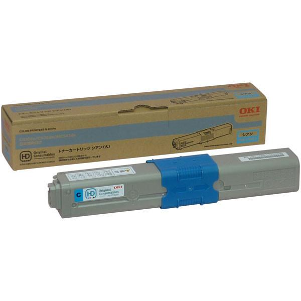 沖データ OKI TNR-C4HC2 シアン 純正トナーカートリッジ : トナー