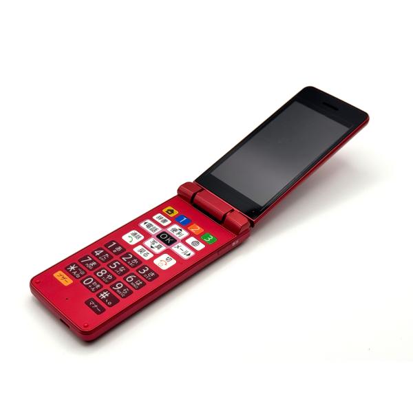 KYT38 ピンク 携帯電話 充電器つき ガラケー au かんたん 美品