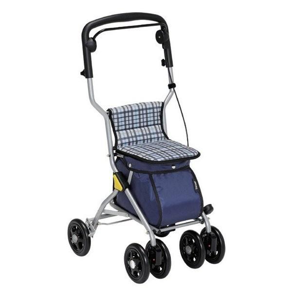 テイコブ ルミド／チェックブラック（シルバーカー ミドルタイプ