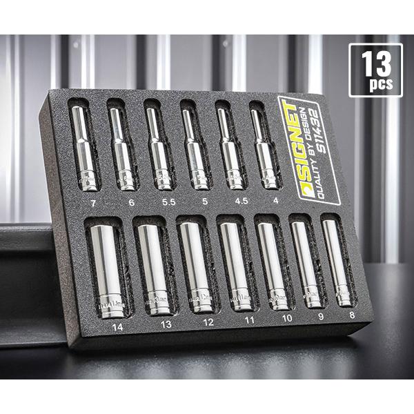 SIGNET（シグネット） 1/4DR 13PC ディープソケットセット DESIGN