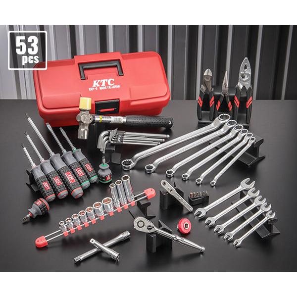 KTC 9.5sq. 53点工具セット EKP-5採用 SK33913PSEM エヒメマシン