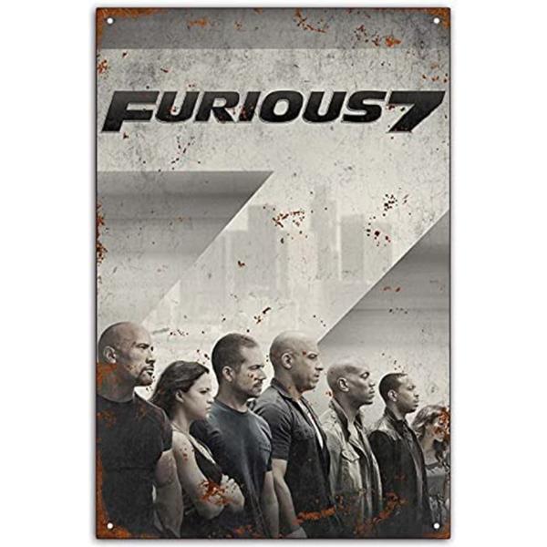 ワイルド・スピード」 Fast & Furious シリーズ 映画ポスター アメリカ