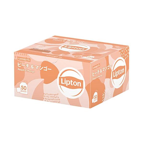 リプトン 紅茶 ピーチ&マンゴー ポリプロピレンティーバッグ 50袋