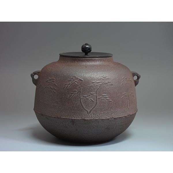 浜松地紋真形釜（風炉用） 高橋敬典工房 共箱 : 茶道具商 越中屋