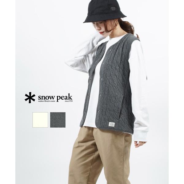 snow peak（スノーピーク） ベスト Natural Warm Stretch Vest Snow