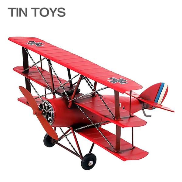 ブリキのおもちゃ 飛行機 airplane 置物 オブジェ インテリア小物
