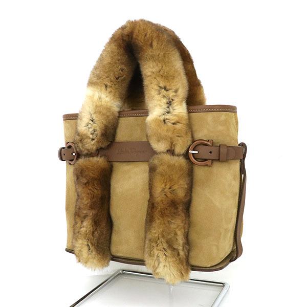 サルバトーレフェラガモ Salvatore Ferragamo ベージュ ブラウン