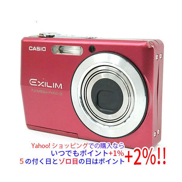 EXILIM ZOOM 【中古】CASIO製 EX-Z700 レッド 720万画素 液晶画面