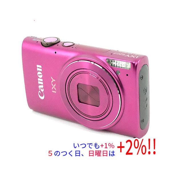 中古】Canon製 デジカメ IXY 620F ピンク 1210万画素 液晶画面いたみ