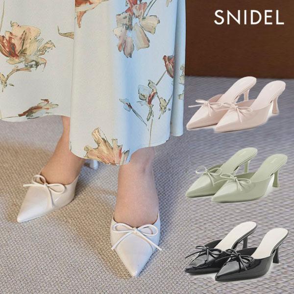 SNIDEL（スナイデル） SALE60%OFF 靴 25春夏 リボンミュール ミュール