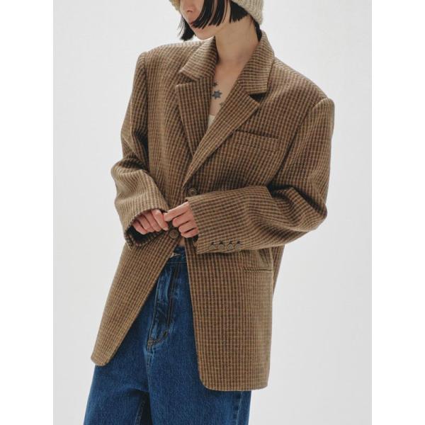 TODAYFUL トゥデイフル 2025prefall アウター Wool100% Check Jacket