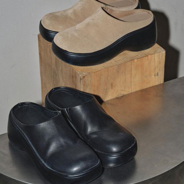 TODAYFUL 2024prefall トゥデイフル 靴 Volume Sole Sabot ボリューム