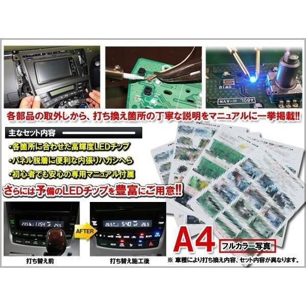 プリウス 30系 LED 打ち替えキット エアコンパネル 内装 前期 後期