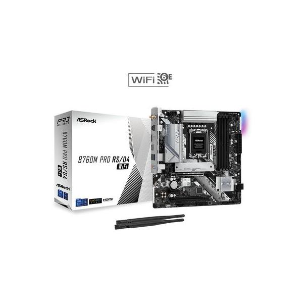 ASRock B760M Pro RS/D4 WiFi (B760 1700 MicroATX) ドスパラ限定