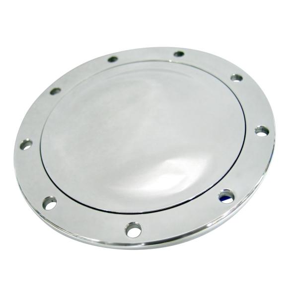 9穴用 ビレット アルミポリッシュ ホーンボタン 88mm 共留タイプ