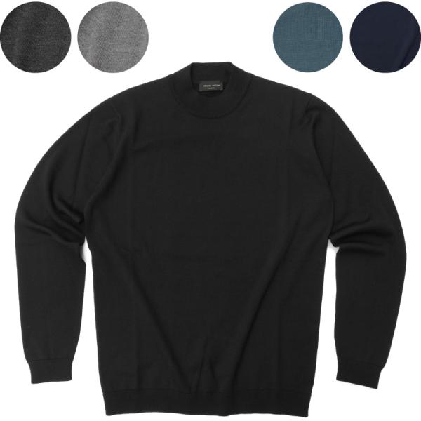 ROBERTO COLLINA（ロベルトコリーナ） メリノウール メンズ モック