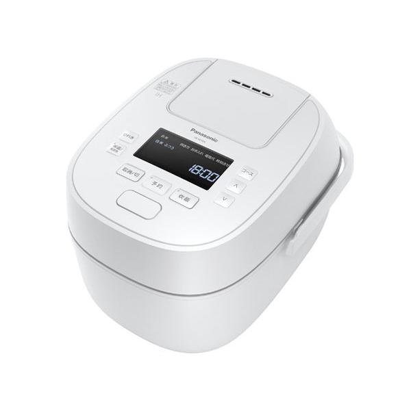 おどり炊き Panasonic 可変圧力IHジャー炊飯器 SR-W10A-W ホワイト