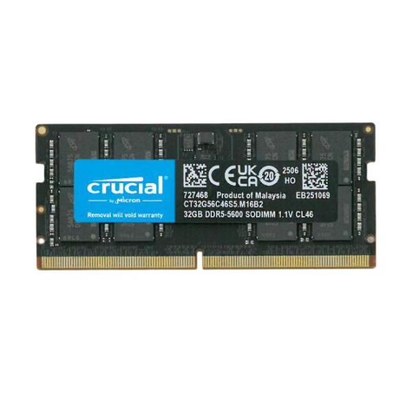 crucial（クルーシャル） 32gb ddr5 5600 ノート メモリ crucial PC5