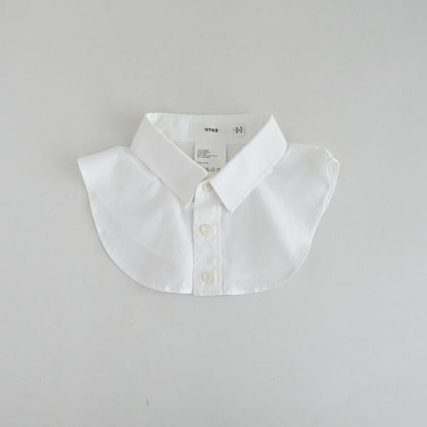 HYKE（ハイク） *つけ襟*綿コットンオフ白0825(ac7-2508-56)【13H52