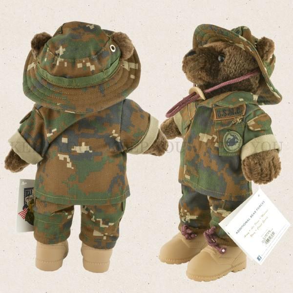 テディベア 海軍 空軍 警備隊 軍隊 約25cm BEAR FORCES of America