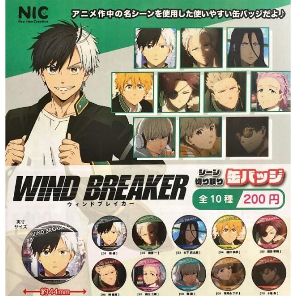 TVアニメ WIND BREAKER シーン切り取り缶バッジ 全10種セット