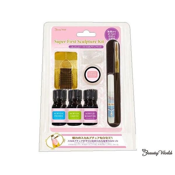 ネイルセット 長さ出し アクリル スカルプ 初心者 簡単 グルー ネイル