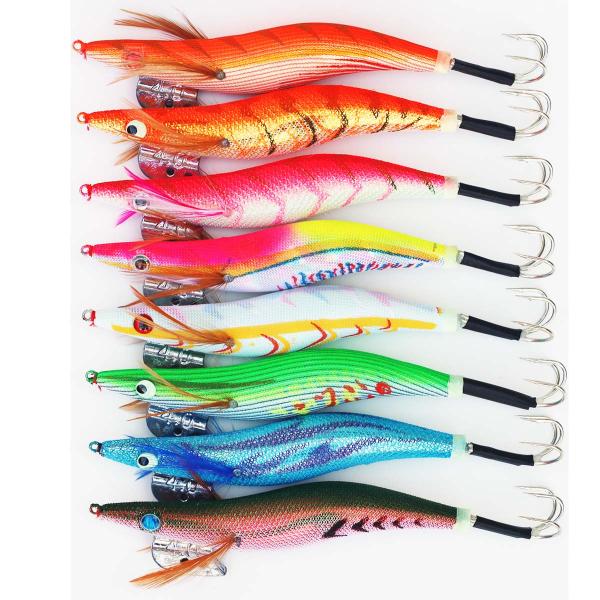 タコエギ 4.0号 8種 8本 セット ラトル入り H20takoegi40h8C-RT 釣り