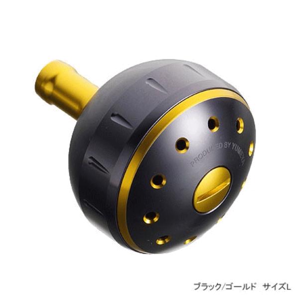 シマノ（SHIMANO） 夢屋 アルミラウンド型パワーハンドルノブ ブラック