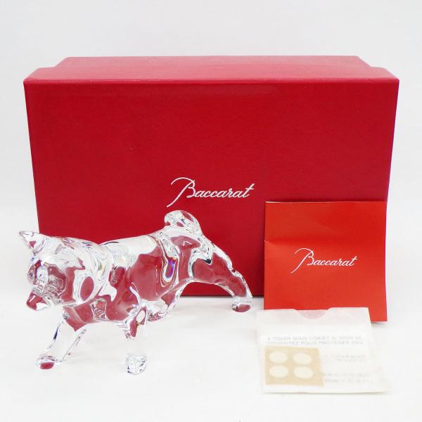 バカラ（Baccarat） 干支シリーズ 戌 クリア フィギュリン 箱付き